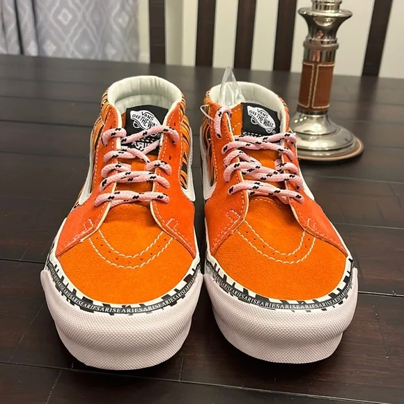 Vans OG Sk8-Mid LX Aries Trip Art shoes sneakers new Mens 6.5 or Women’s 8 tiger